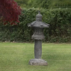 Statues & Sculptures Pagodas^Straight Japanese Pagoda Stone Garden Ornament