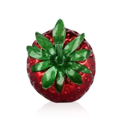 Statues & Sculptures Table Top|Contemporary^Strawberry Pop 31cm Red Resin Indoor Sculpture