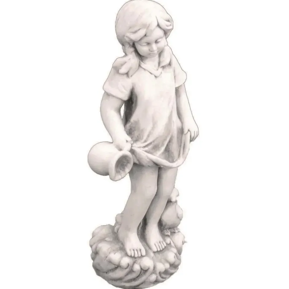 Statues & Sculptures Children^Summer Love Boy & Girl Stone Resin Garden Statues