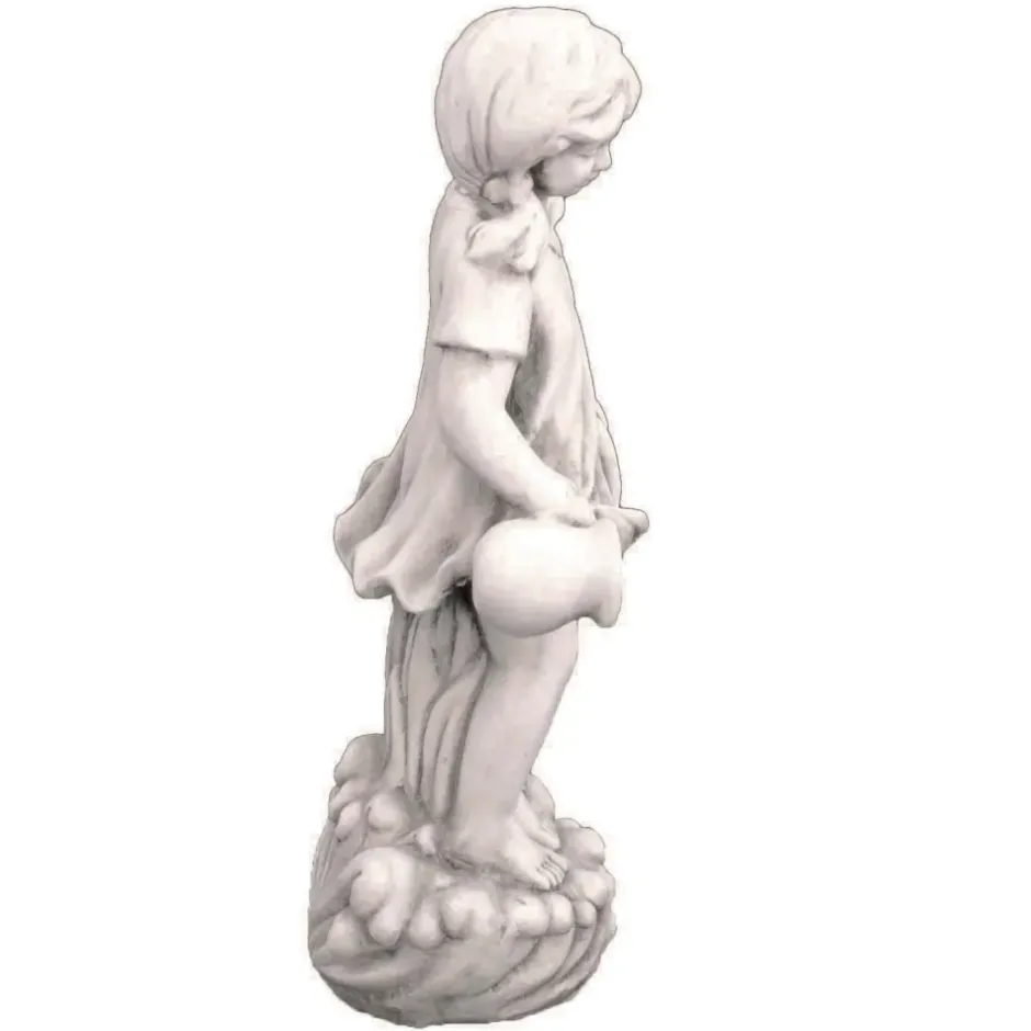 Statues & Sculptures Children^Summer Love Boy & Girl Stone Resin Garden Statues