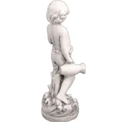 Statues & Sculptures Children^Summer Love Boy & Girl Stone Resin Garden Statues