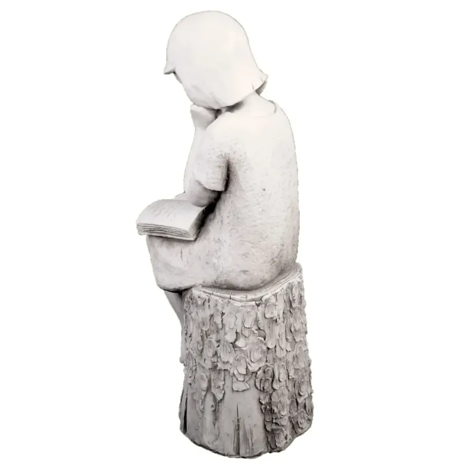 Statues & Sculptures Children^Summer Reading Girl 86cm Stone Resin Garden Statue