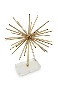 Statues & Sculptures Table Top|Contemporary^Sunburst 46cm Gold Metal Indoor Sculpture