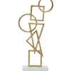 Statues & Sculptures Table Top|Abstract^Symbol Ascent 47cm Gold Metal Indoor Sculpture