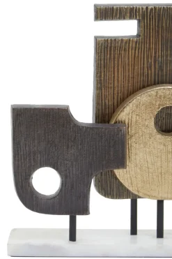 Statues & Sculptures Table Top|Abstract^Symbolic 34cm Metal Indoor Sculpture
