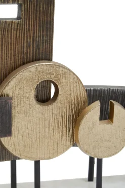 Statues & Sculptures Table Top|Abstract^Symbolic 34cm Metal Indoor Sculpture