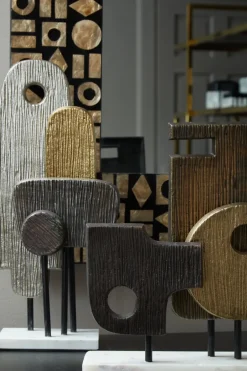 Statues & Sculptures Table Top|Abstract^Symbolic 44cm Metal Indoor Sculpture