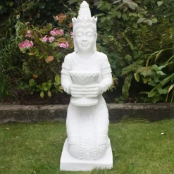 Statues & Sculptures Buddha^Thai Princess 85cm Marble Resin Garden Ornament