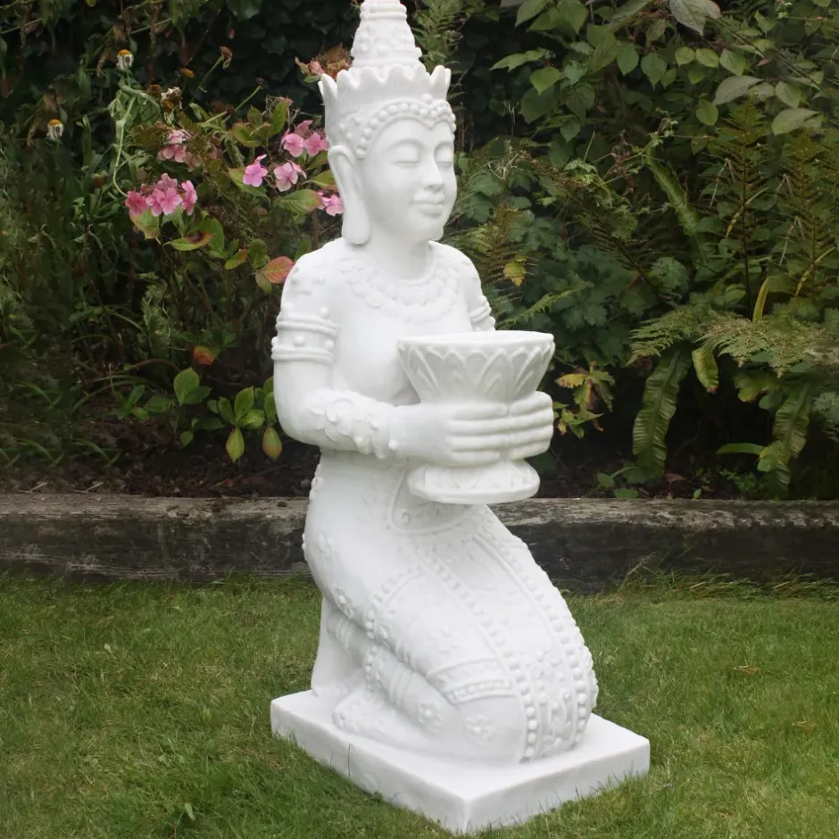 Statues & Sculptures Buddha^Thai Princess 85cm Marble Resin Garden Ornament