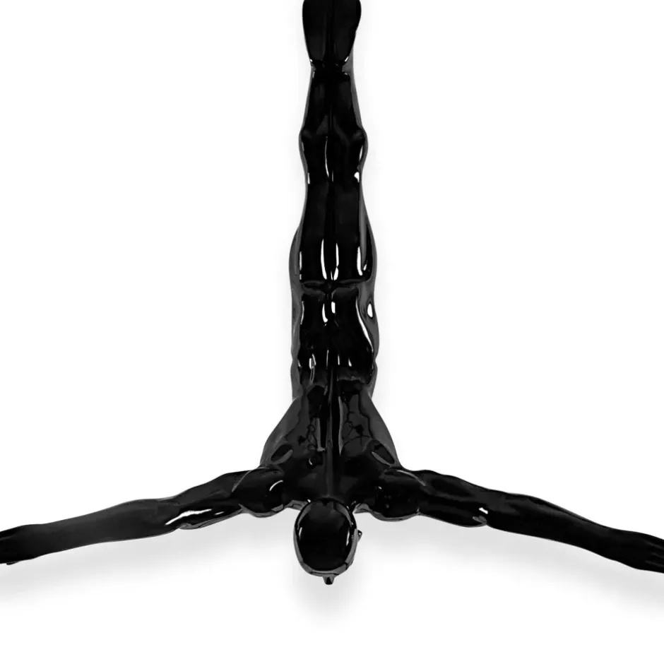 Statues & Sculptures Figurative|Wall Art^The Diver 55cm Black Resin Wall Sculpture