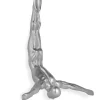 Statues & Sculptures Figurative|Wall Art^The Diver 55cm Silver Resin Wall Sculpture