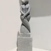 Statues & Sculptures Contemporary^Twin Flame Contemporary Stone Garden Sculpture