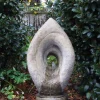 Statues & Sculptures Water Features^Twister Contemporary Stone Garden Water Feature