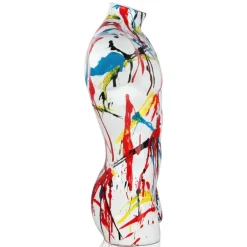 Statues & Sculptures Figurative|Table Top^Valiant Torso 50cm Multicolour Resin Indoor Sculpture