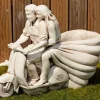 Statues & Sculptures Large^Vespa Lambretta Scooter Stone Garden Planter Ornament