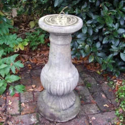 Statues & Sculptures Garden Sundials^Victorian Brass Stone Garden Sundial