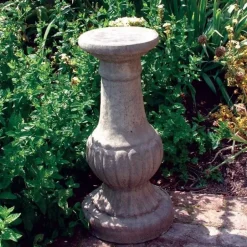 Statues & Sculptures Plinths & Pedestals^Victorian Column Stone Garden Pedestal