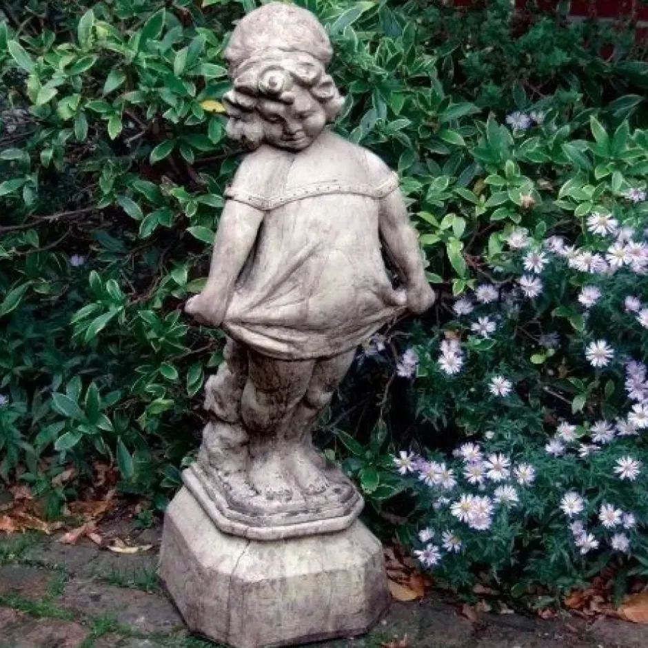 Statues & Sculptures Children^Victorian Girl 80cm Stone Garden Statue