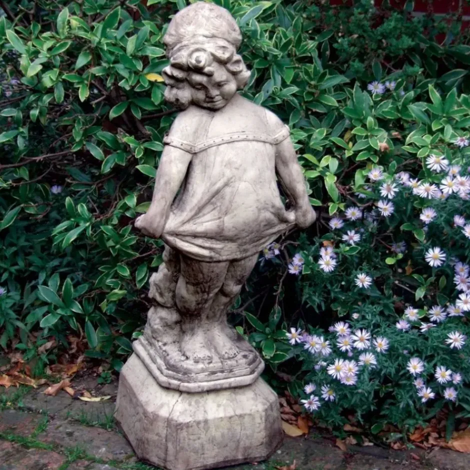 Statues & Sculptures Children^Victorian Girl 80cm Stone Garden Statue