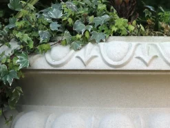 Statues & Sculptures Large|Round^Victorian Tazza Stone Garden Planter on Pedestal