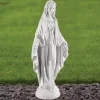 Statues & Sculptures Virgin Mary^Virgin Mary 42cm Marble Resin Garden Statue