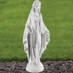 Statues & Sculptures Virgin Mary^Virgin Mary 42cm Marble Resin Garden Statue