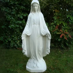 Statues & Sculptures Virgin Mary^Virgin Mary 118cm Marble Resin Garden Statue