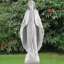 Statues & Sculptures Virgin Mary^Virgin Mary 79cm Marble Resin Garden Statue