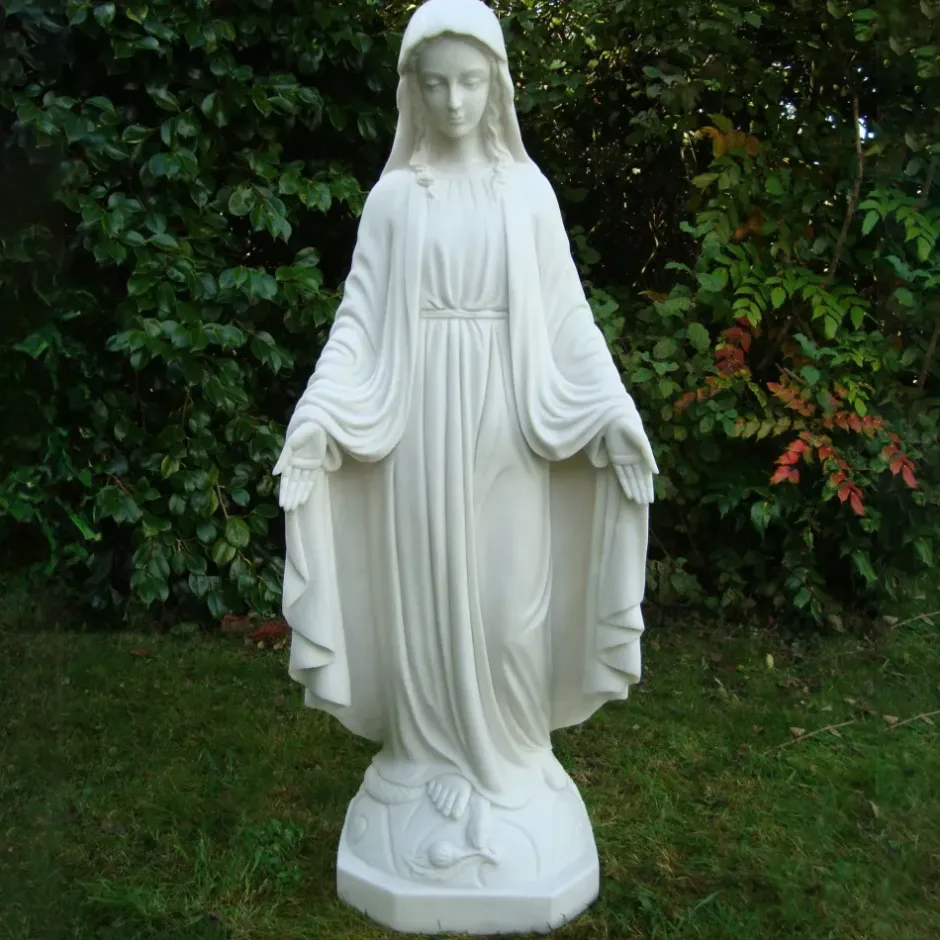 Statues & Sculptures Virgin Mary^Virgin Mary 85cm Marble Resin Garden Statue