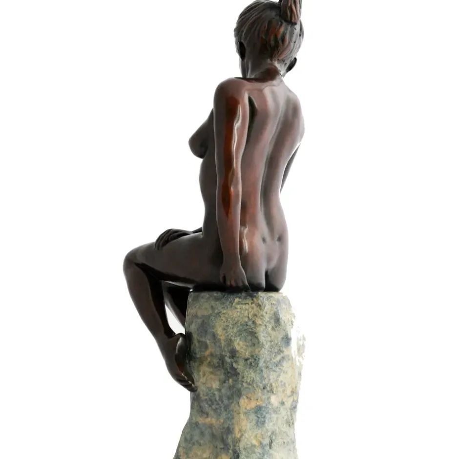 Statues & Sculptures Figurative|Table Top^Warmth of the Sun Figurine Bronze Indoor Sculpture