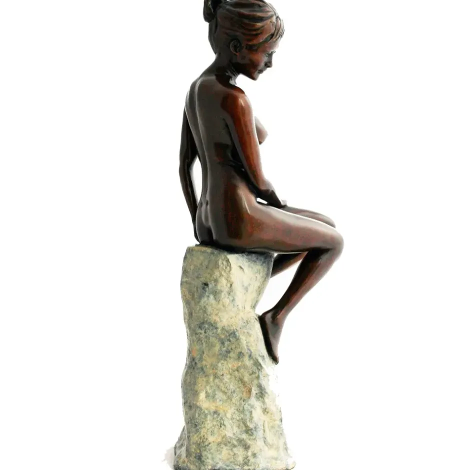 Statues & Sculptures Figurative|Table Top^Warmth of the Sun Figurine Bronze Indoor Sculpture