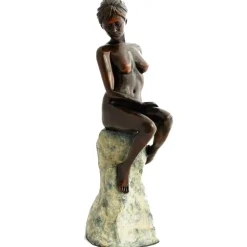 Statues & Sculptures Figurative|Table Top^Warmth of the Sun Figurine Bronze Indoor Sculpture