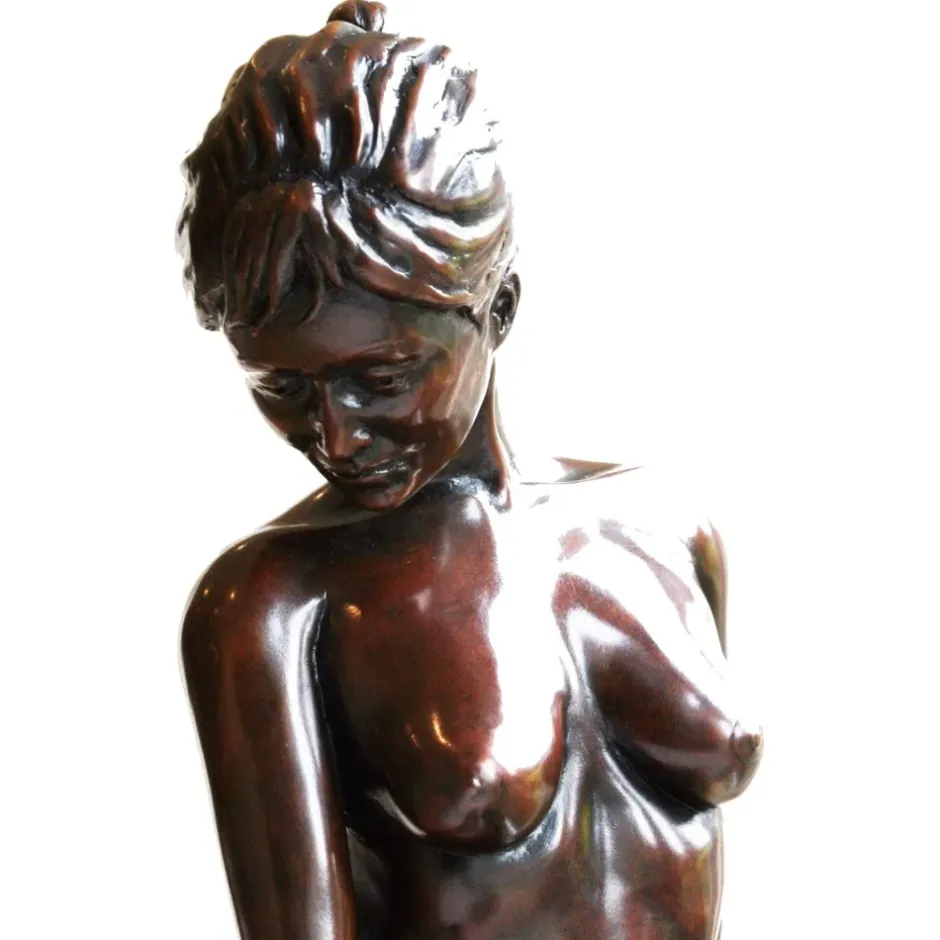 Statues & Sculptures Figurative|Table Top^Warmth of the Sun Figurine Bronze Indoor Sculpture