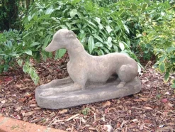 Statues & Sculptures Dogs^Whippet Stone Garden Ornament