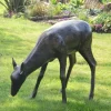 Statues & Sculptures Stags & Deers^Wild Doe Life-Size 85cm Bronze Metal Garden Statue