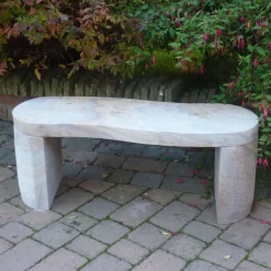Statues & Sculptures Stone Benches^York Rainbow Sandstone Garden Bench