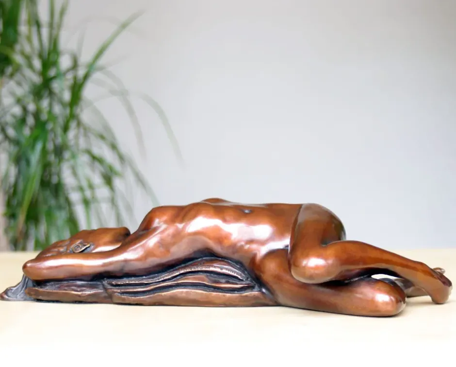 Statues & Sculptures Figurative|Table Top^Your Memory Lingers Figurine Bronze Indoor Sculpture