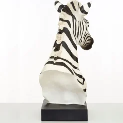Statues & Sculptures Table Top|Animals^Zen Zebra 54cm Resin Indoor Sculpture