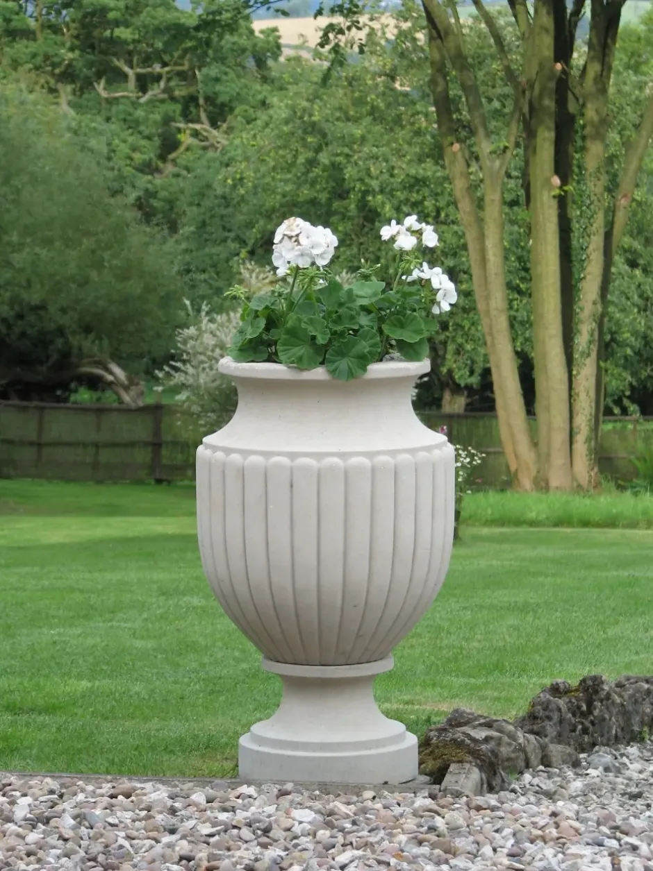 Statues & Sculptures Large|Round^Zeus Vase Stone Garden Planter